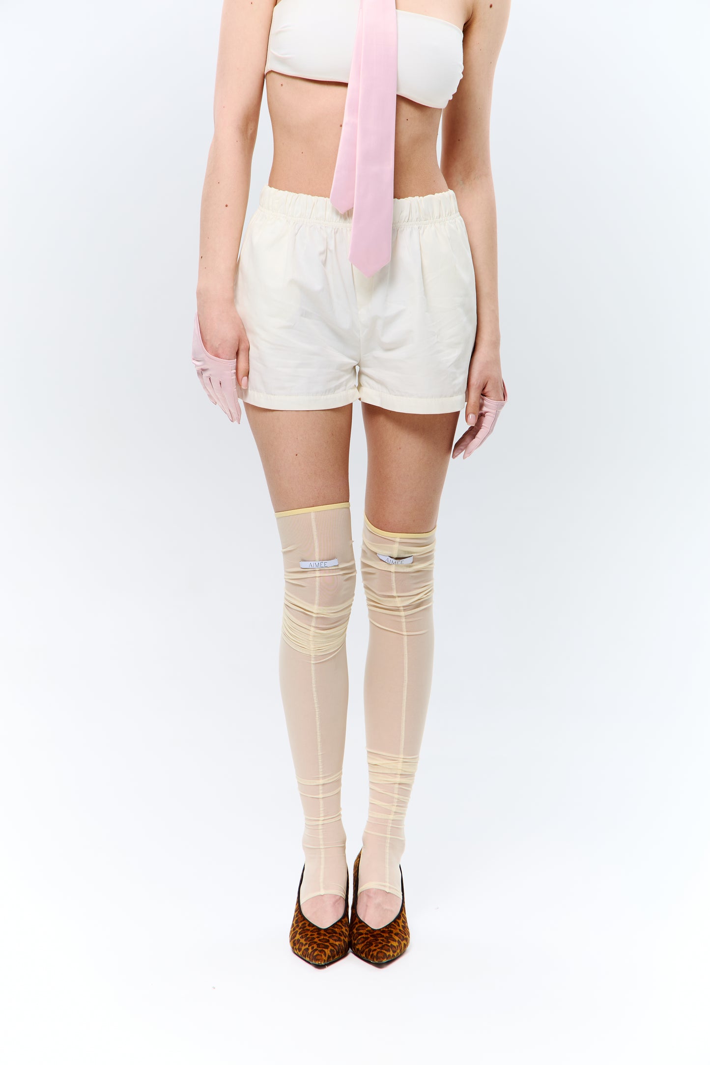 SLIP VANILLA STOCKINGS